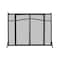Panacea Panacea Black/Gray Matte Metal Fireplace Screen with Doors 15910 - alternate 2